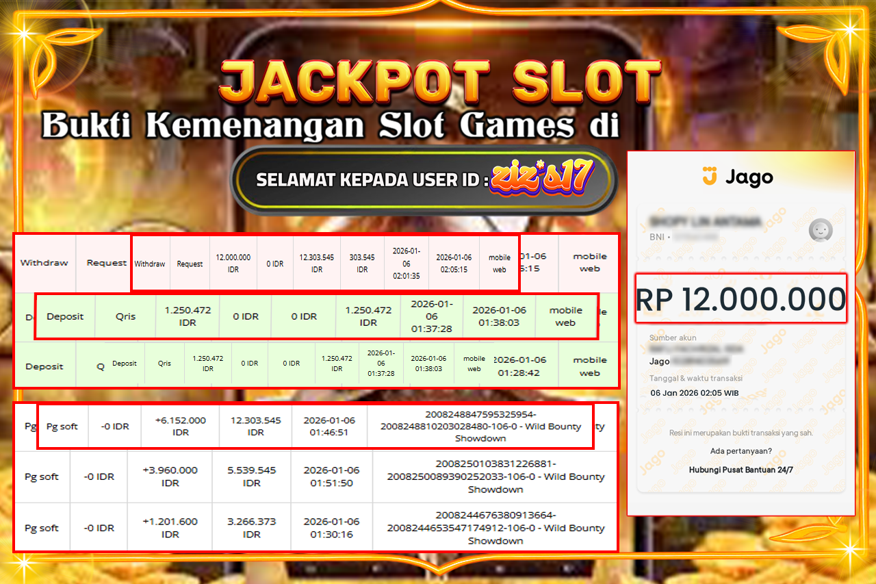 HEROSLOT77 JACKPOT SLOT WILD BOUNTY SHOWDOWN  Rp12.000.000.- LUNAS!!!
